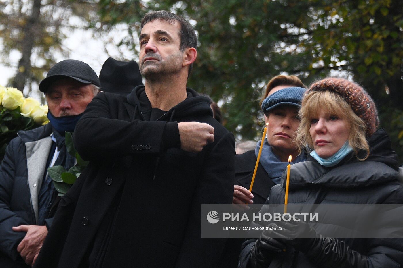 Открытие памятника М. Захарову на Новодевичьем кладбище