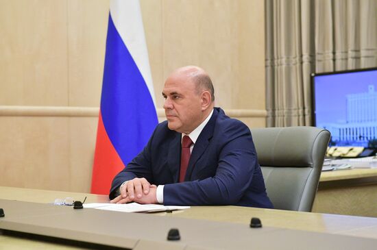 Премьер-министр РФ М. Мишустин провел встречу с руководством партии "Единая Россия"