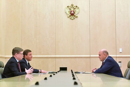 Премьер-министр РФ М. Мишустин провел встречу с руководством партии "Единая Россия"