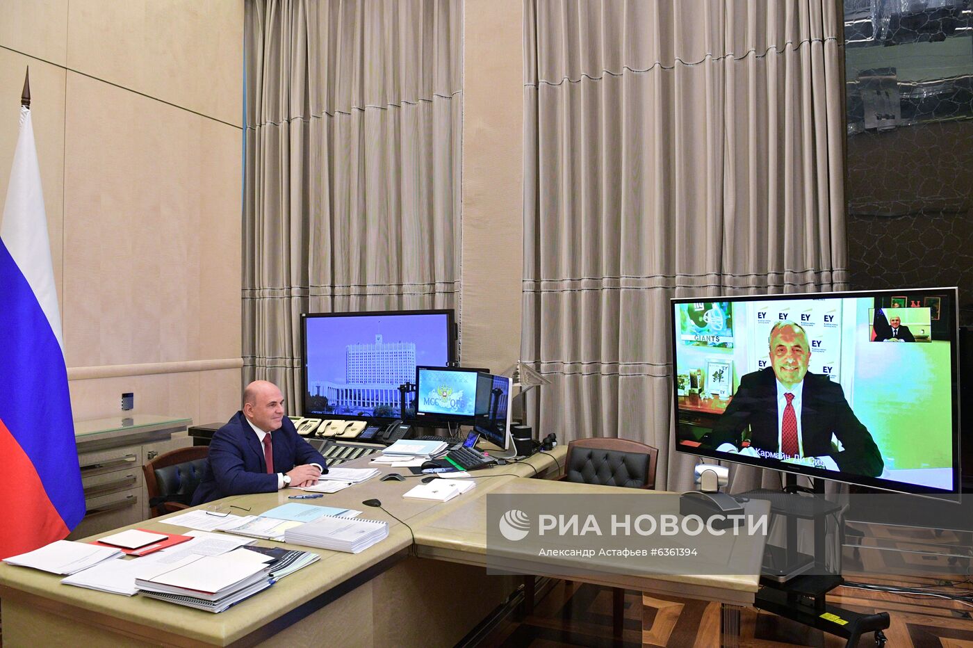 Премьер-министр РФ М. Мишустин провел заседание консультативного совета по иностранным инвестициям в России
