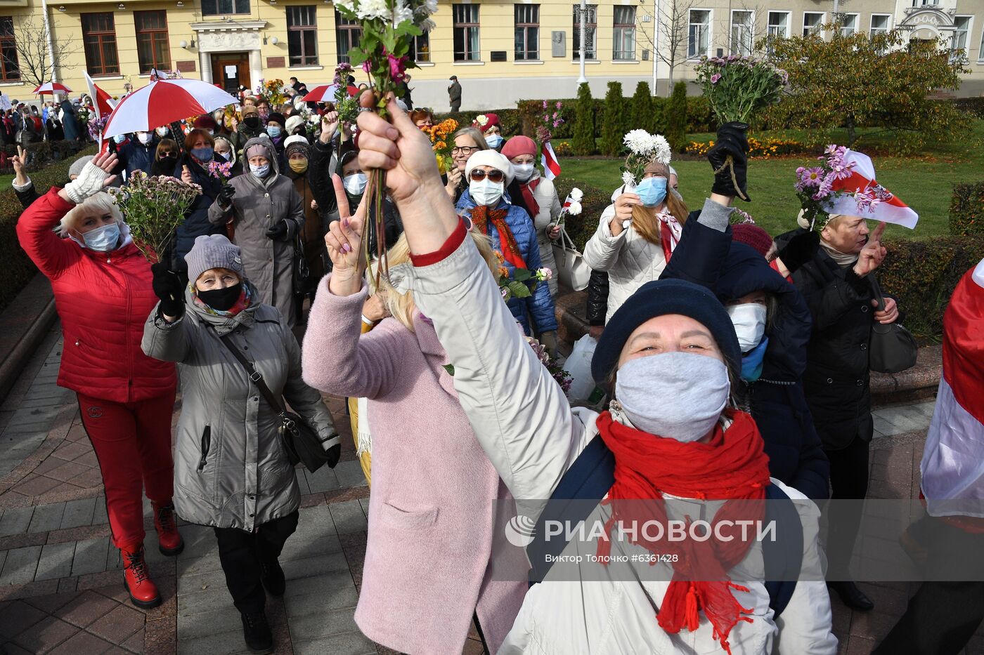 Акции пенсионеров в Минске