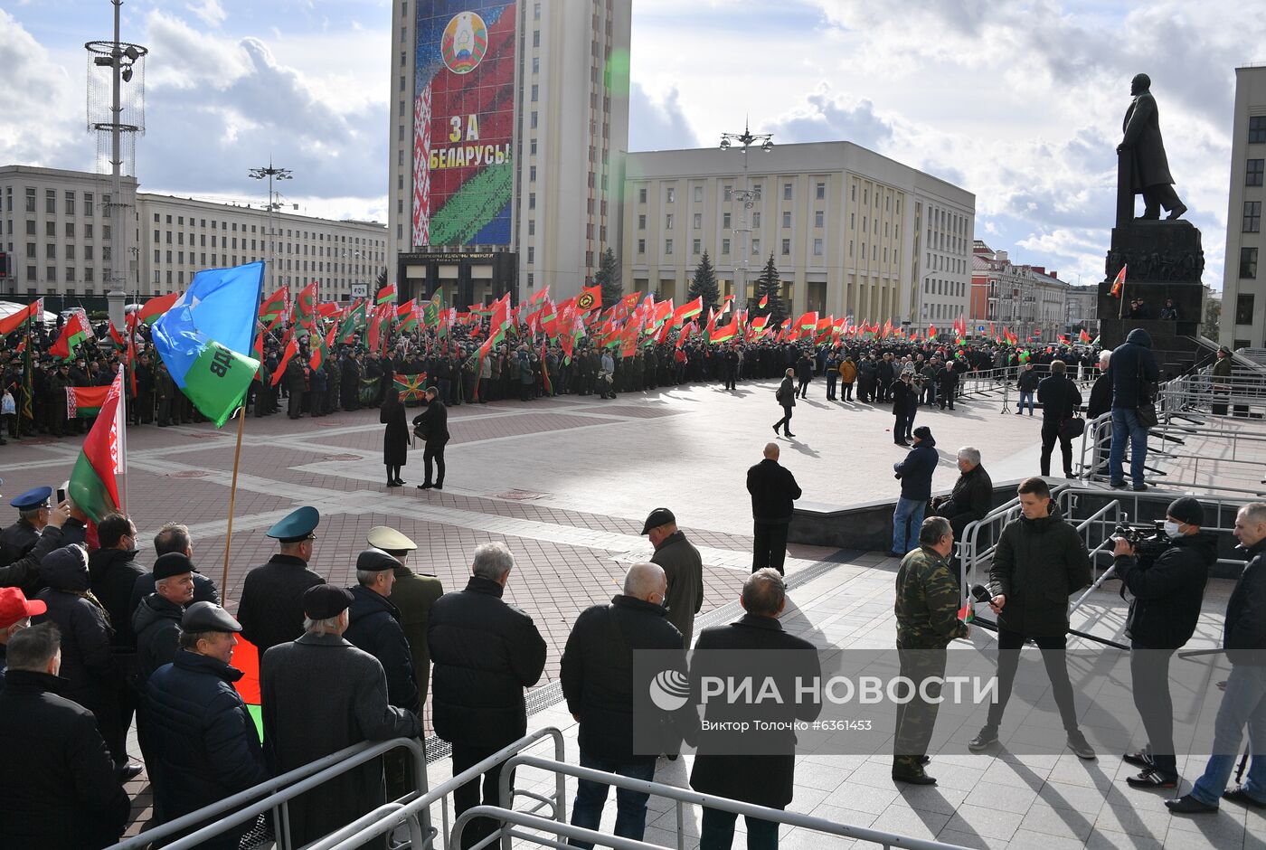 Акции пенсионеров в Минске