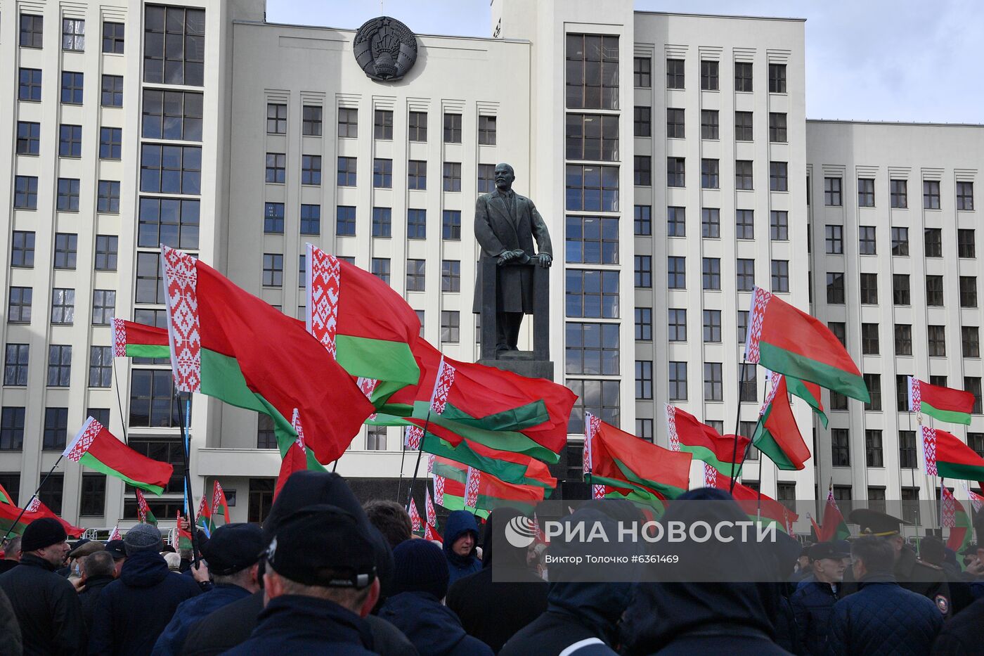 Акции пенсионеров в Минске