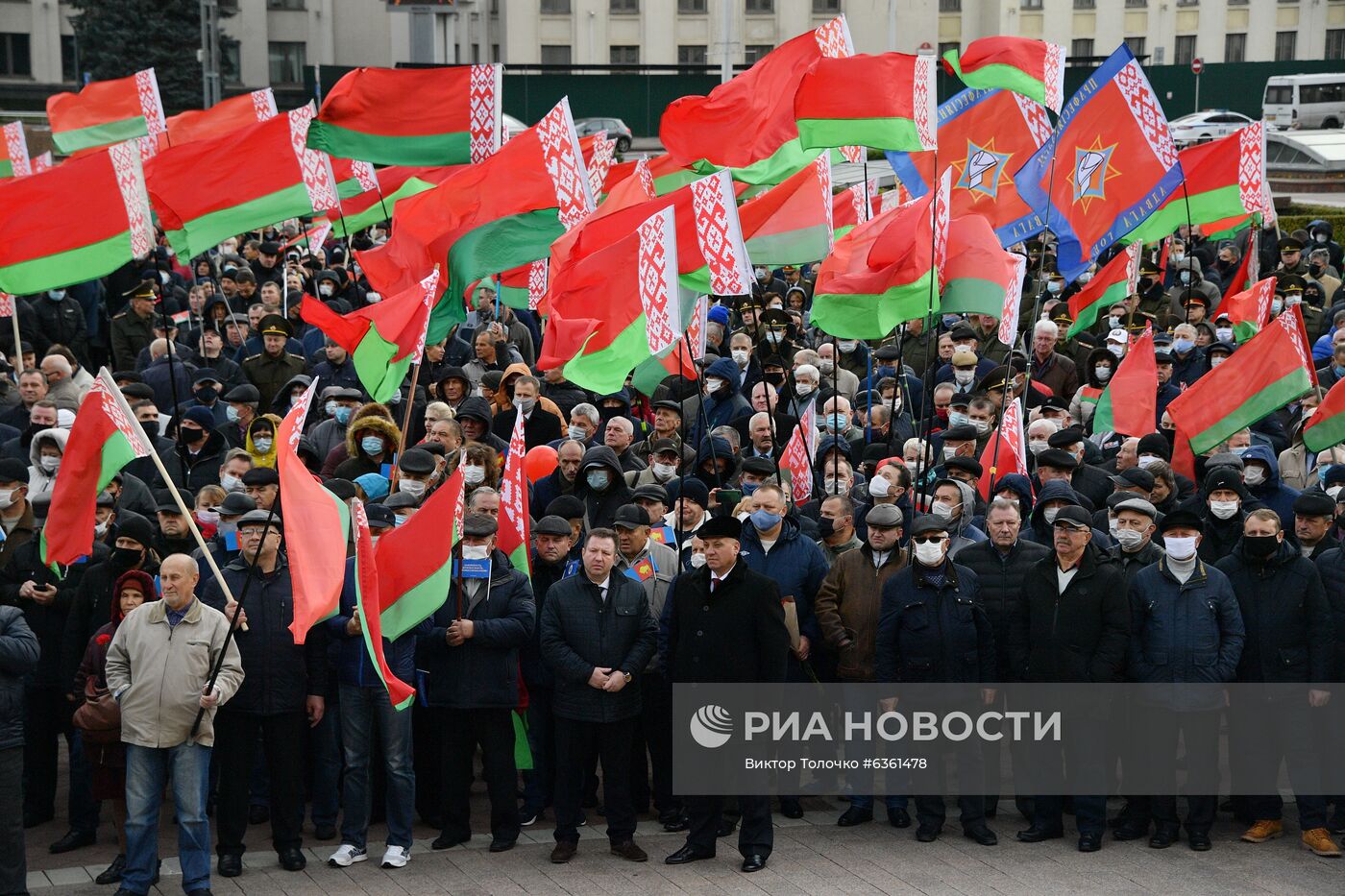 Акции пенсионеров в Минске