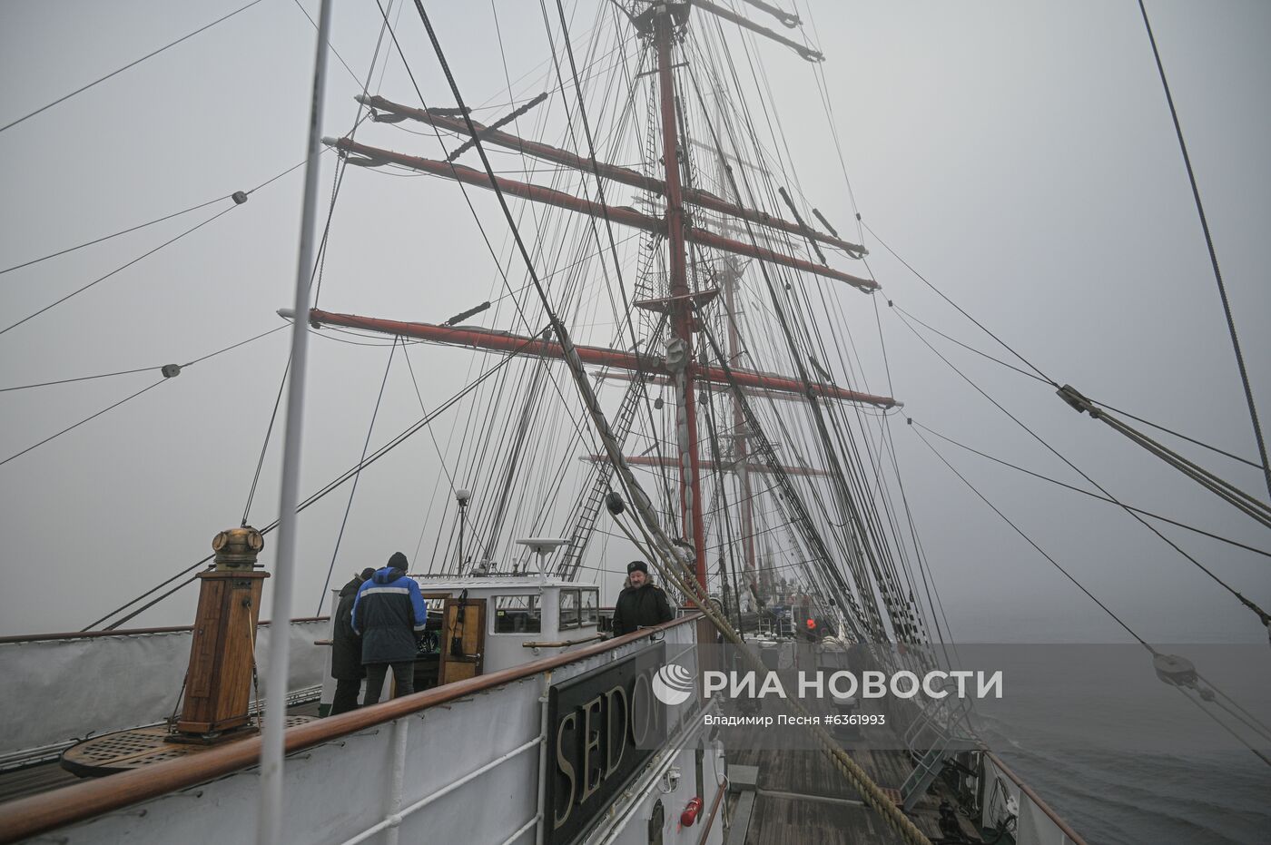 Экспедиция учебного парусного судна "Седов" по маршруту Северного пути