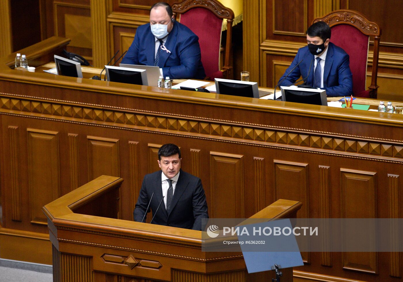 Выступление В. Зеленского на заседании Рады