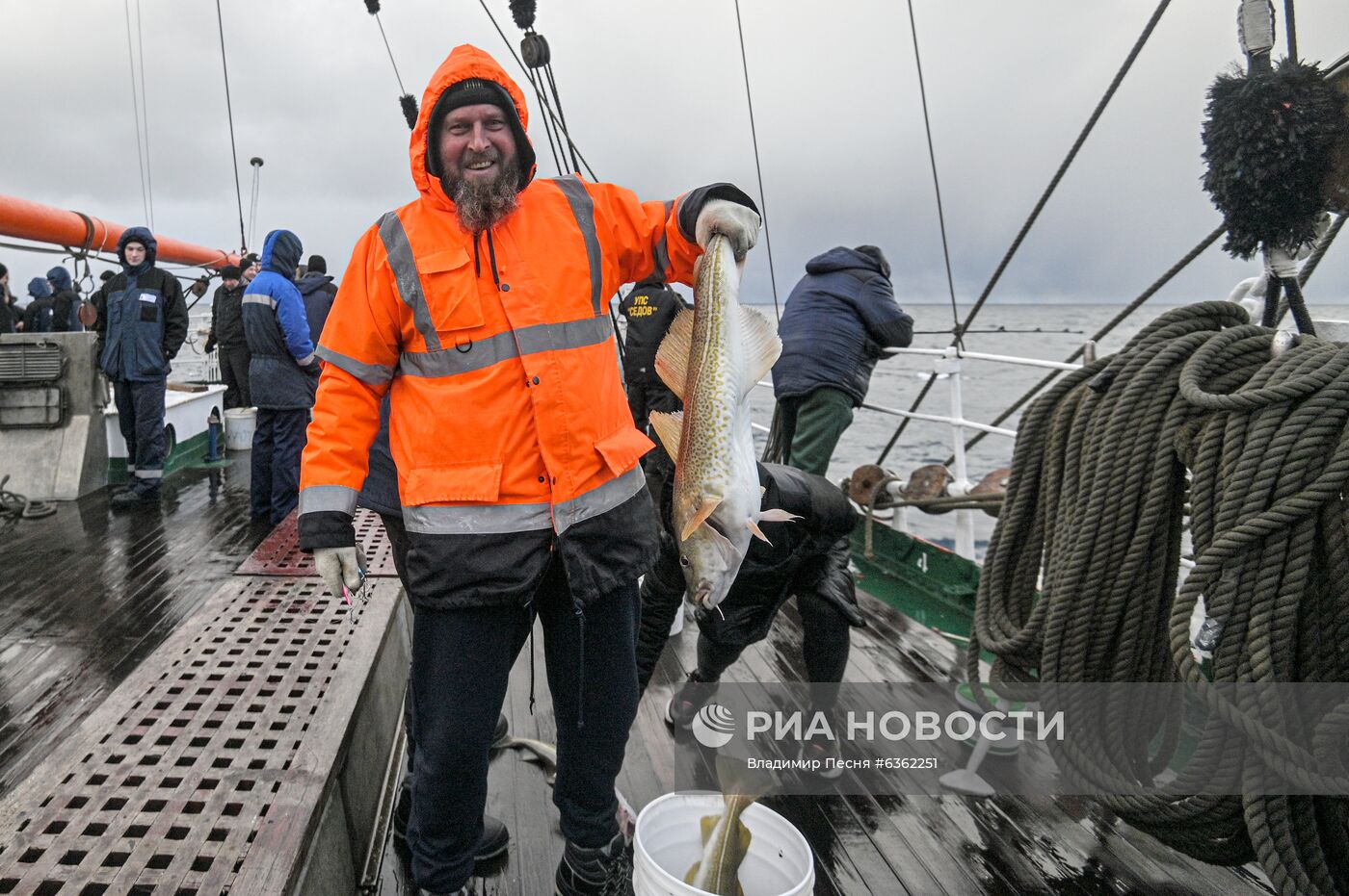 Экспедиция учебного парусного судна "Седов" по маршруту Северного пути