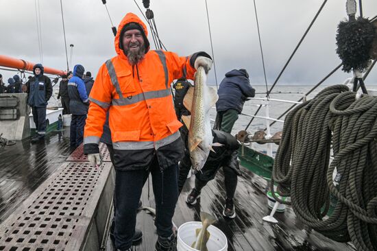 Экспедиция учебного парусного судна "Седов" по маршруту Северного пути