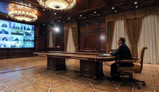 Заместитель председателя Совета безопасности РФ Д. Медведев провел заседание Межведомственной комиссии Совета безопасности РФ