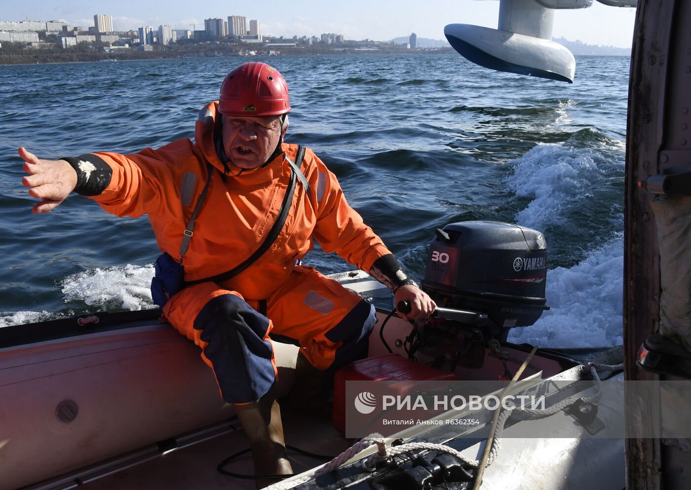 Учения авиационного отряда МЧС в Приморье