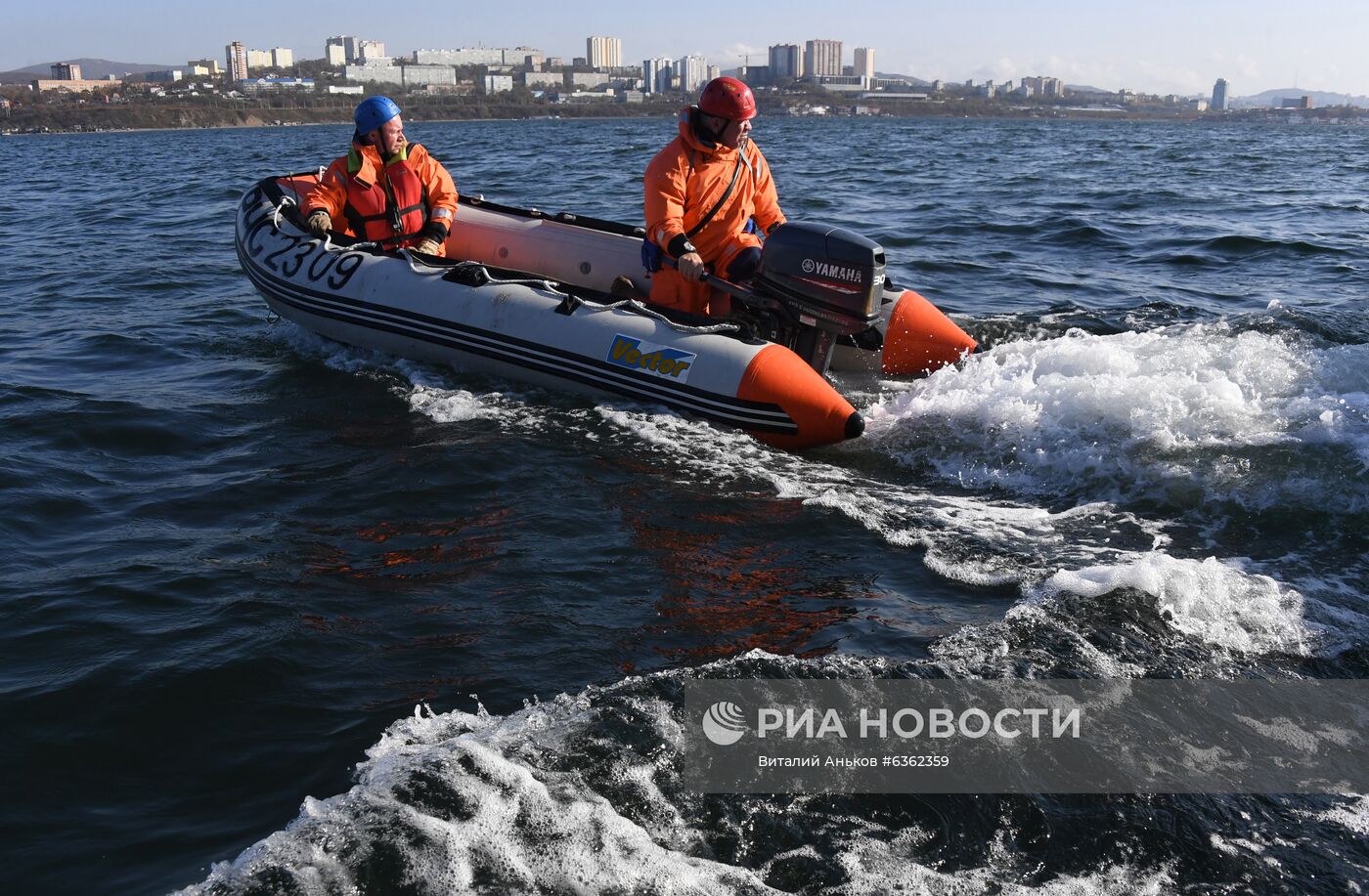 Учения авиационного отряда МЧС в Приморье