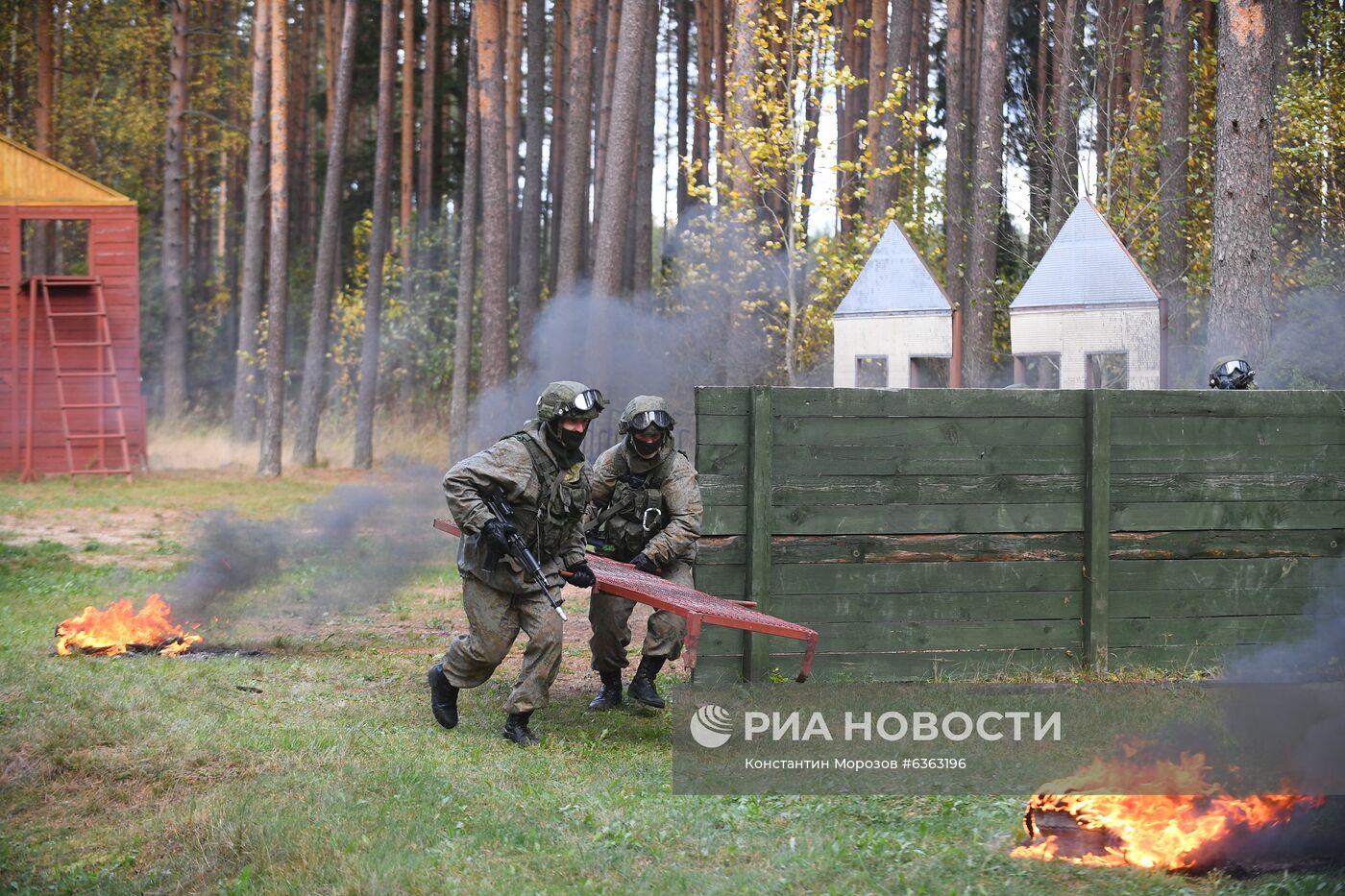 Тренировка спецназа Западного военного округа