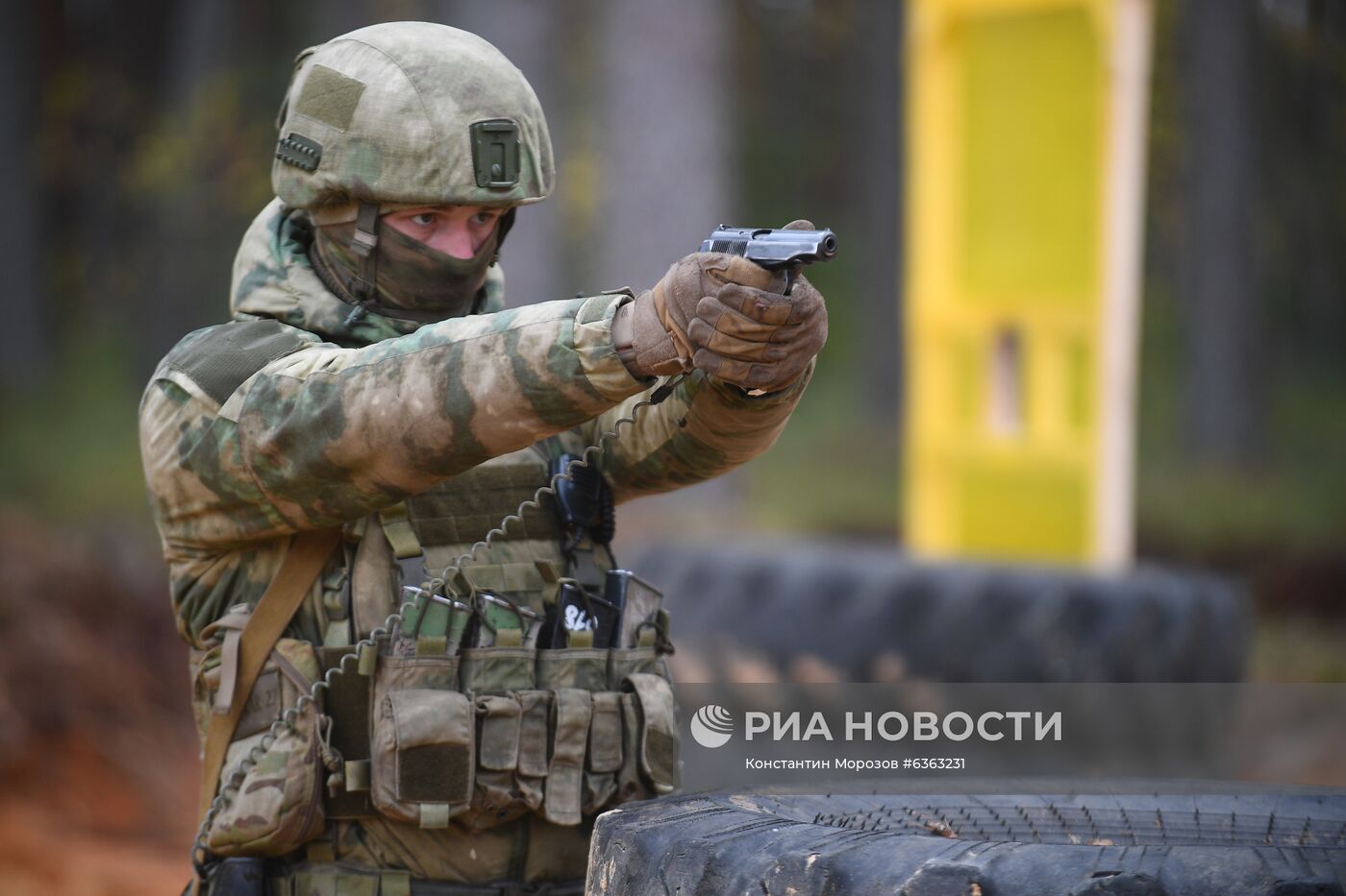 Тренировка спецназа Западного военного округа