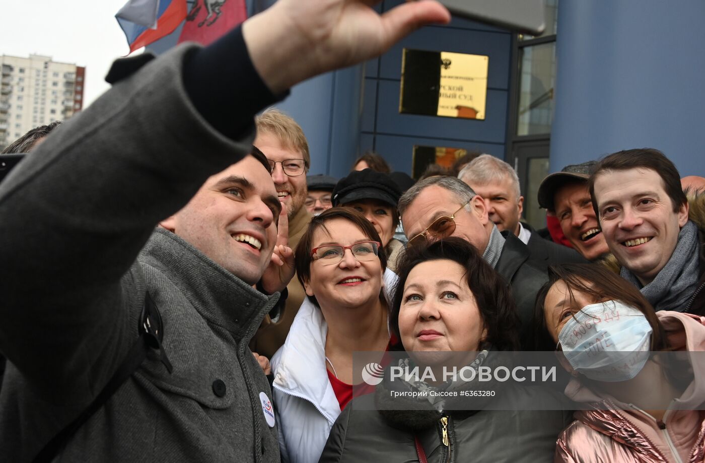 Рассмотрение по существу дела муниципального депутата Ю. Галяминой