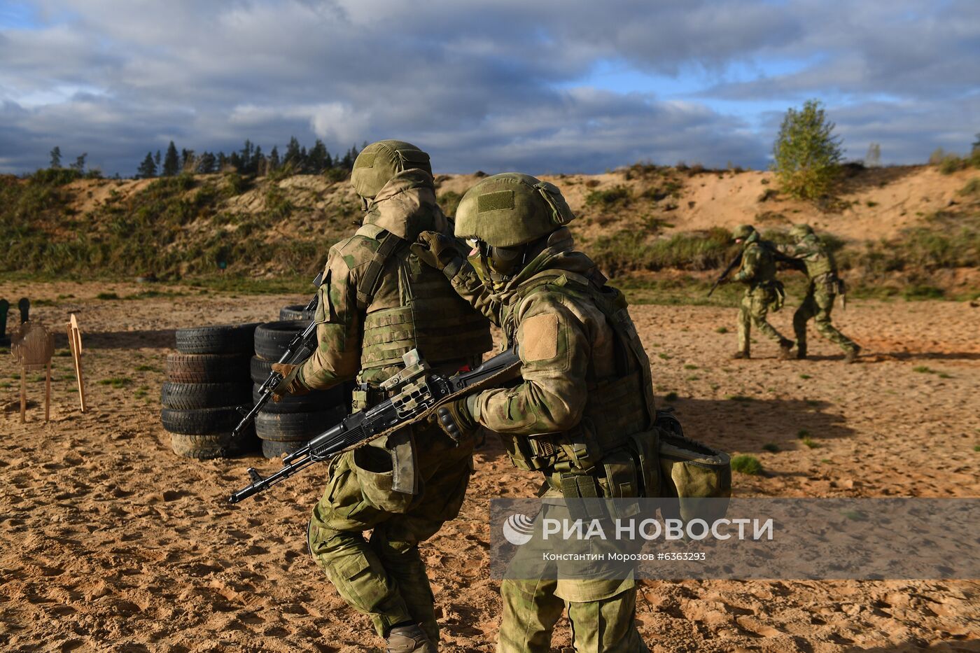 Тренировка спецназа Западного военного округа