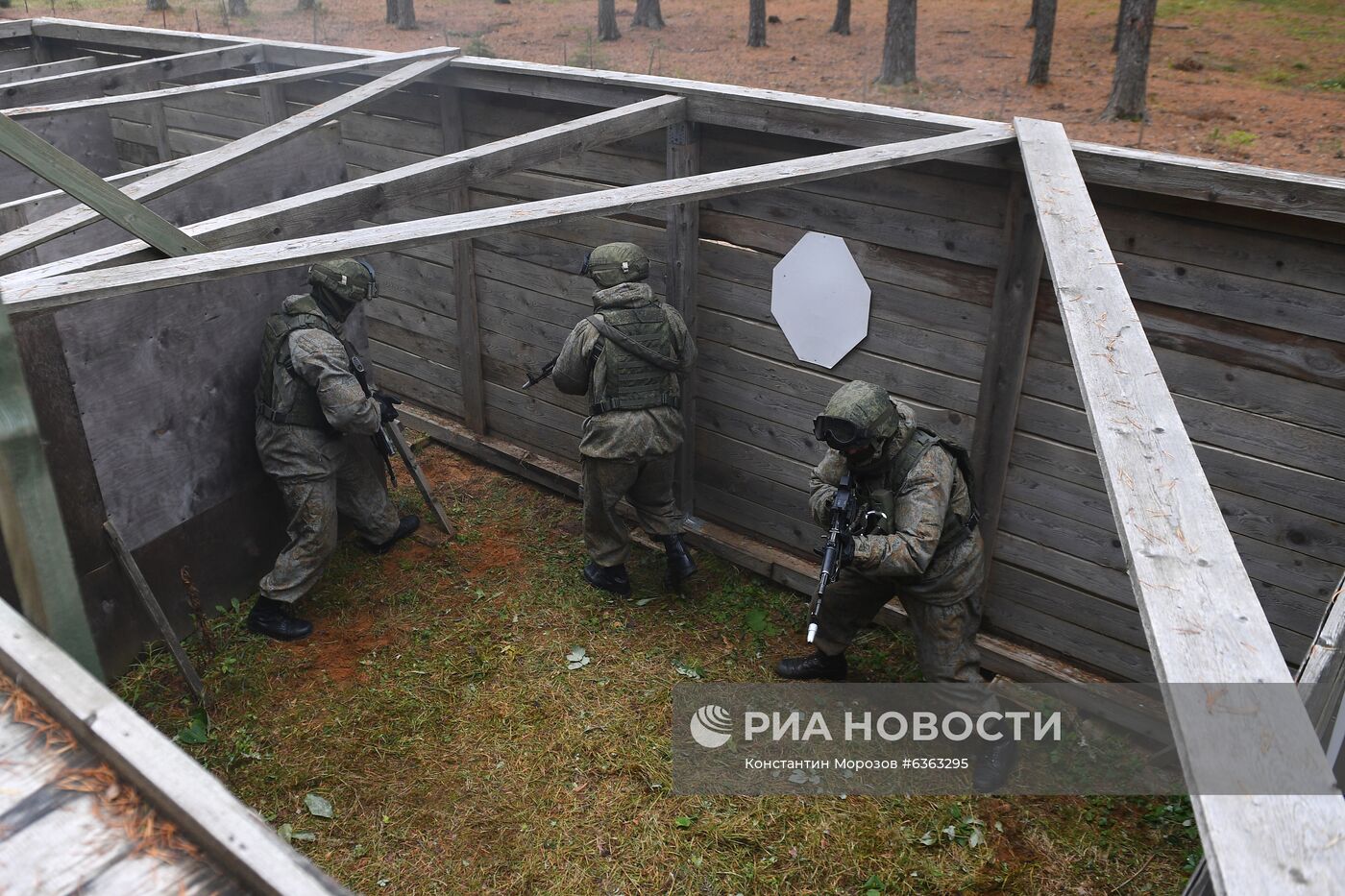 Тренировка спецназа Западного военного округа