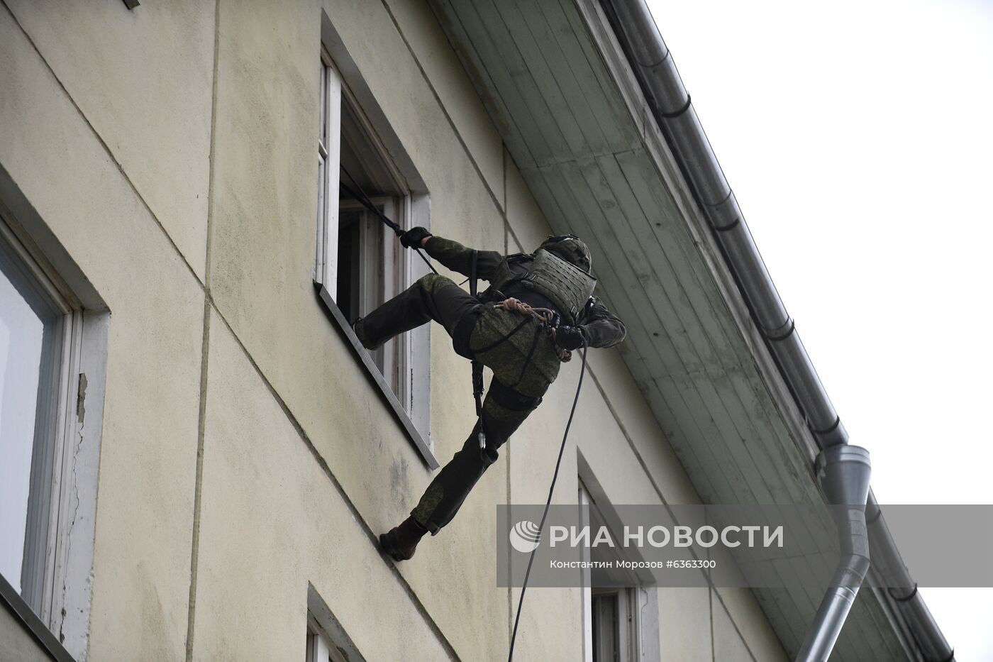 Тренировка спецназа Западного военного округа