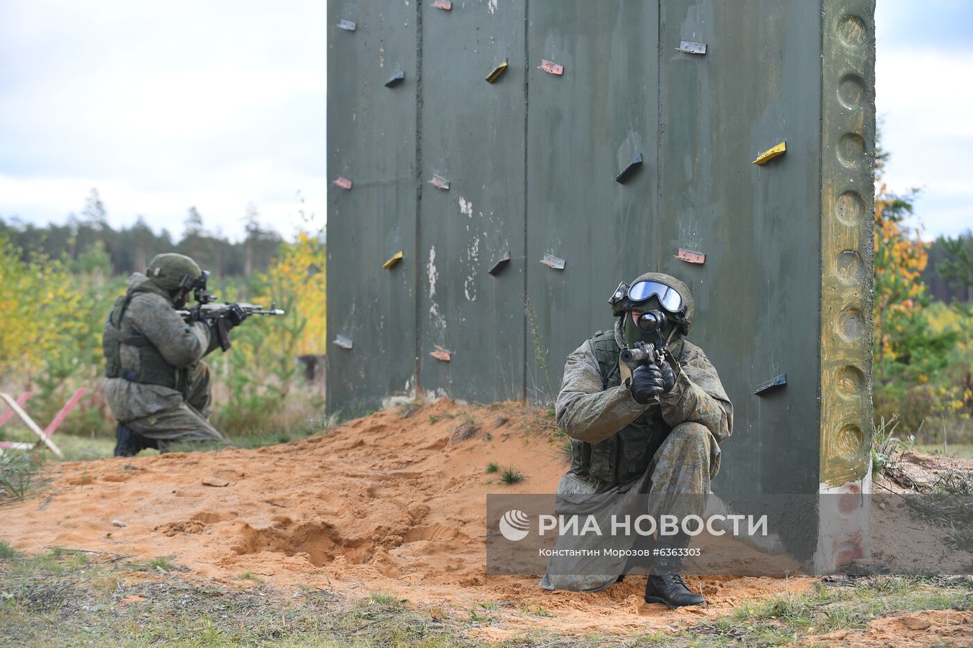 Тренировка спецназа Западного военного округа