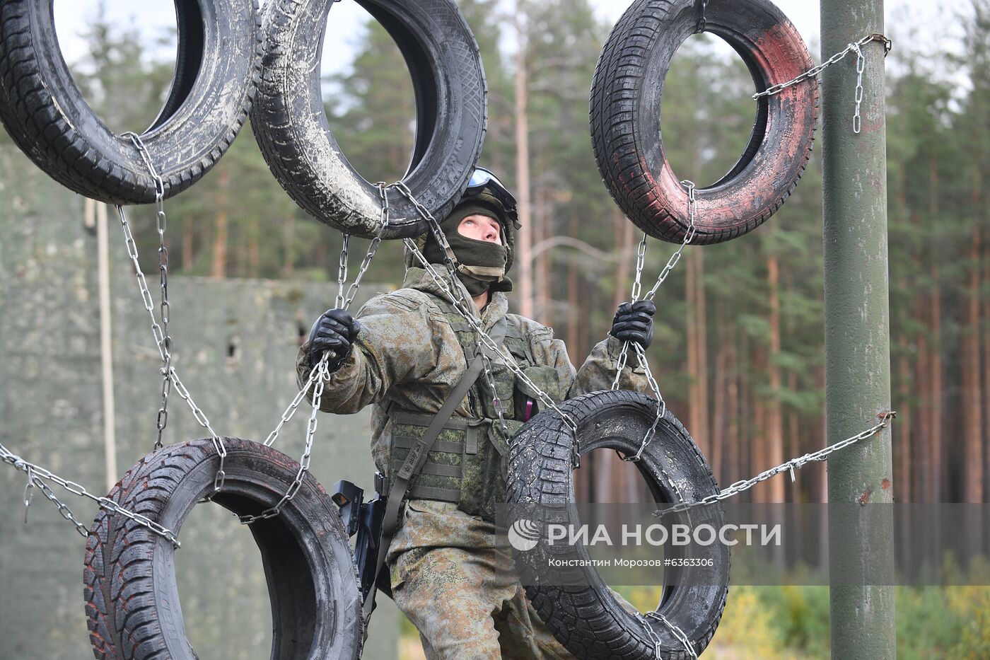 Тренировка спецназа Западного военного округа