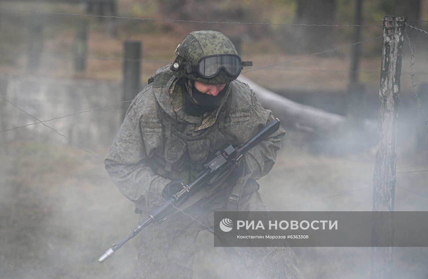 Тренировка спецназа Западного военного округа