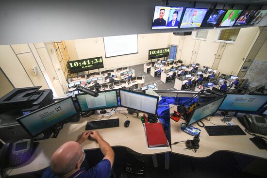 Работа пожарно-спасательного центра Москвы