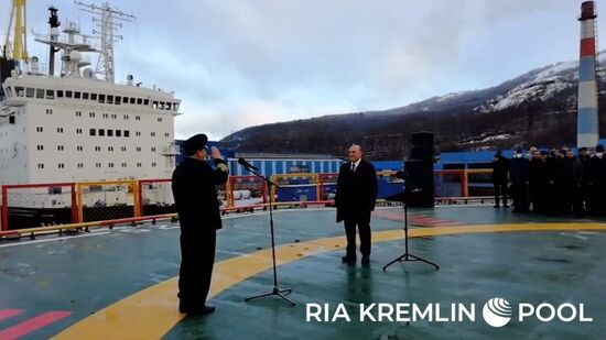Мишустин принял атомный ледокол "Арктика"