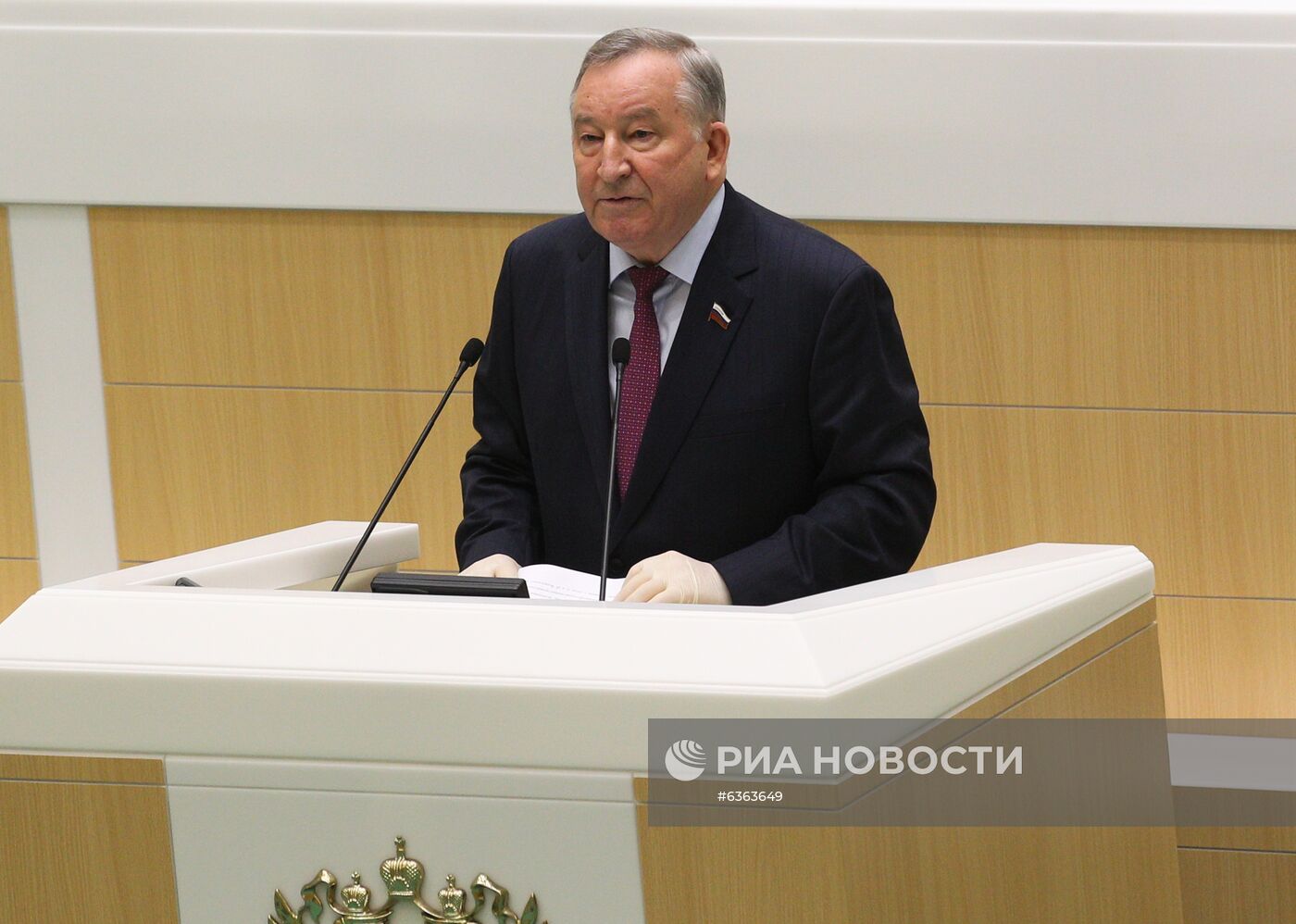 Заседание Совета Федерации РФ 