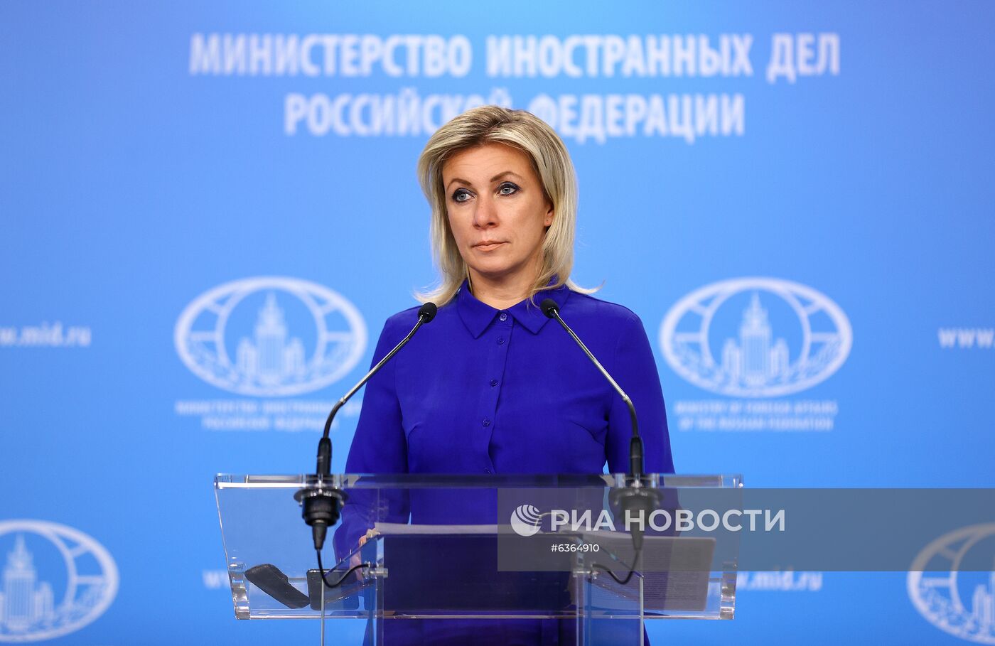 Брифинг официального представителя МИД России М. Захаровой 