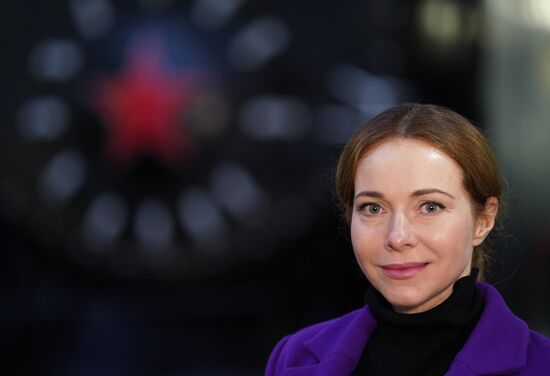 Отправление "Поезда Победы" с Белорусского вокзала