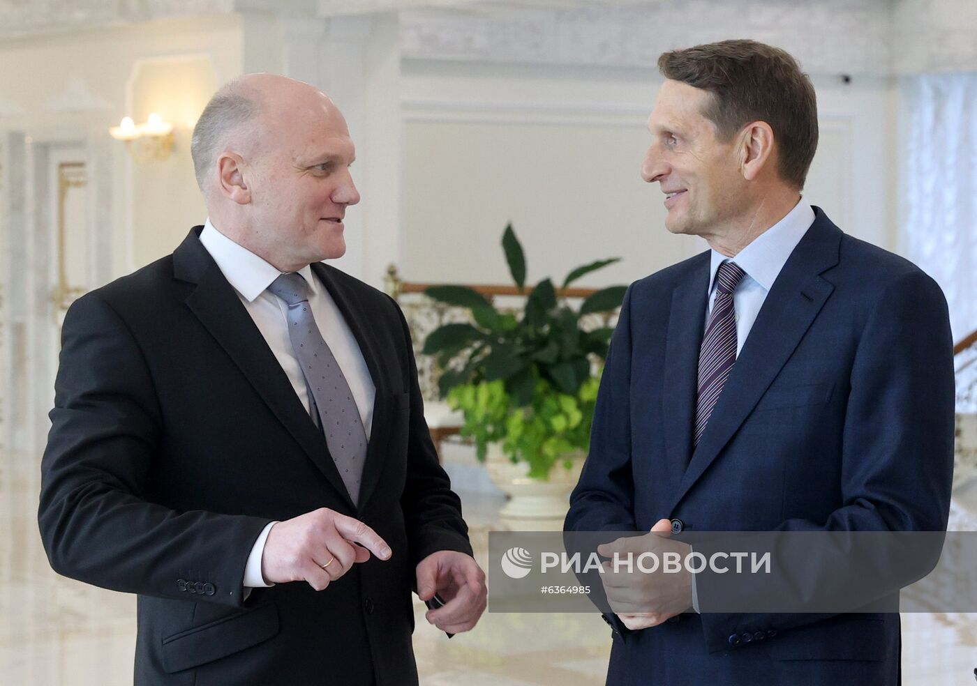 Встреча А. Лукашенко с С. Нарышкиным в Минске