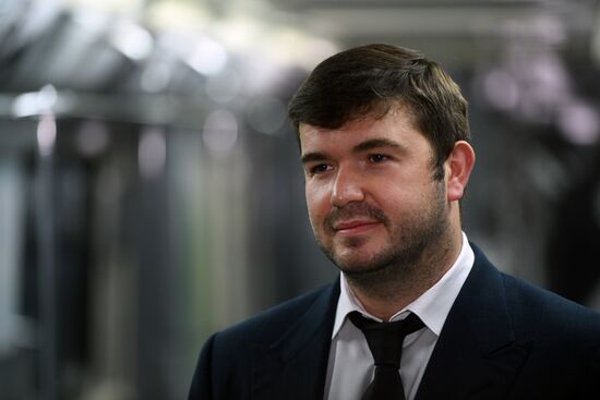 Запуск тематического поезда, посвящённого работе московских промышленников в годы войны