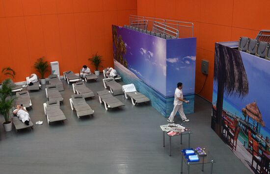 Временный госпиталь COVID-19 на ВДНХ 