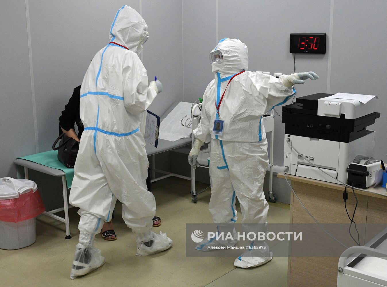 Временный госпиталь COVID-19 на ВДНХ