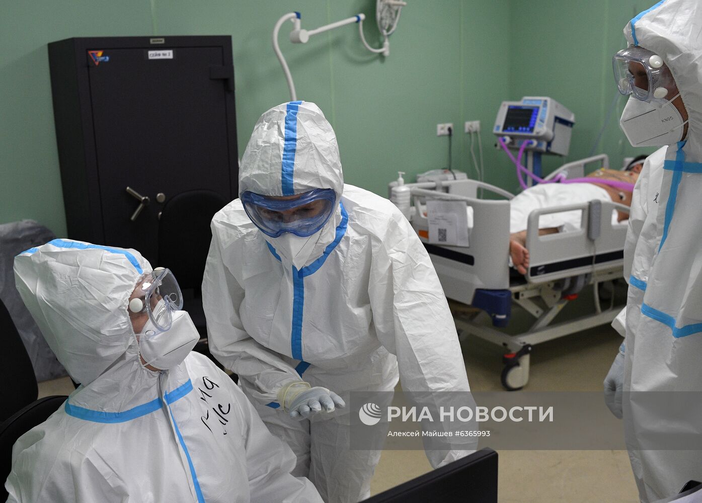 Временный госпиталь COVID-19 на ВДНХ