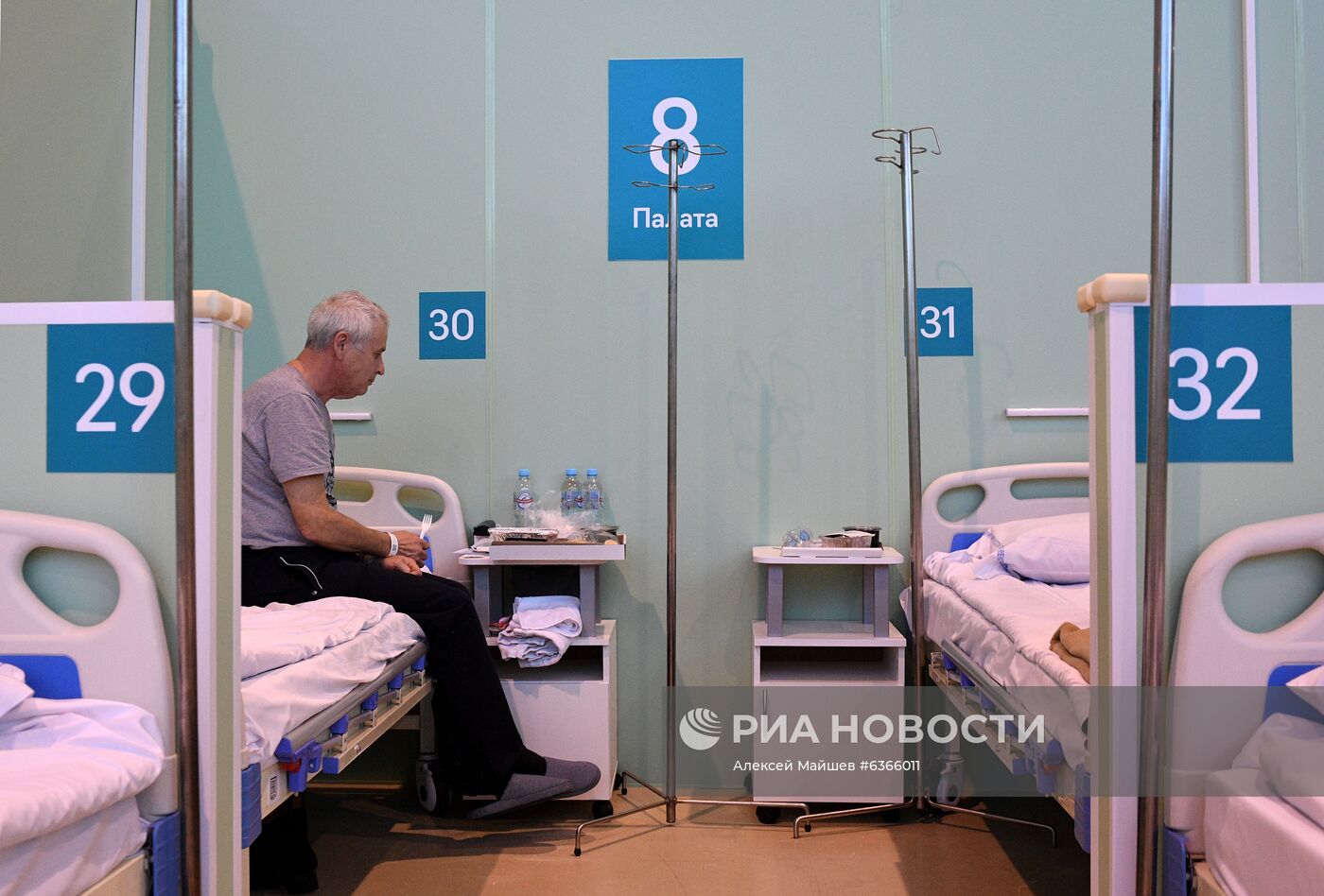 Временный госпиталь COVID-19 на ВДНХ