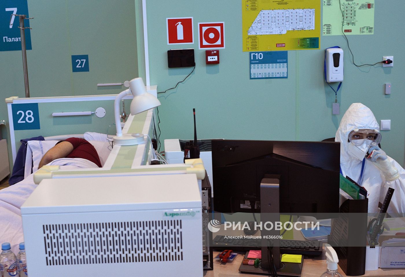 Временный госпиталь COVID-19 на ВДНХ
