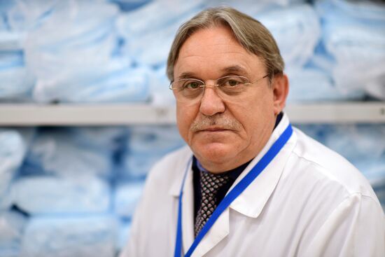 Временный госпиталь COVID-19 на ВДНХ 