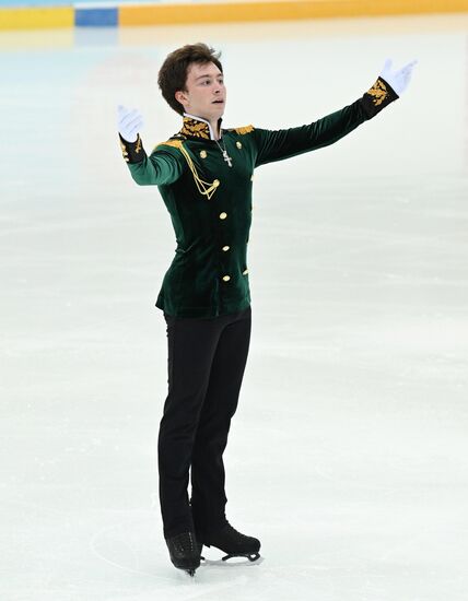 Фигурное катание.  III этап Кубка России. Мужчины. Короткая программа