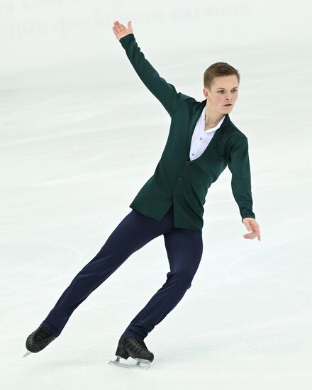 Фигурное катание.  III этап Кубка России. Мужчины. Короткая программа