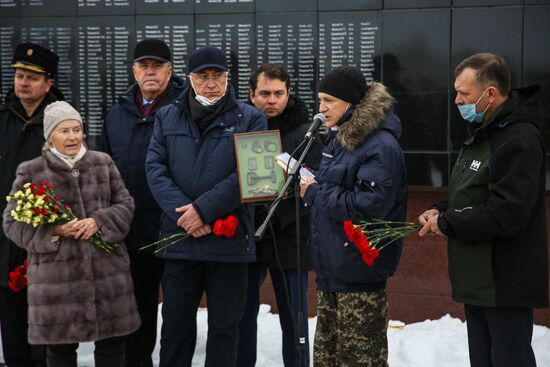 Церемония захоронения останков воинов, погибших при защите Советского Заполярья во время Великой Отечественной войны