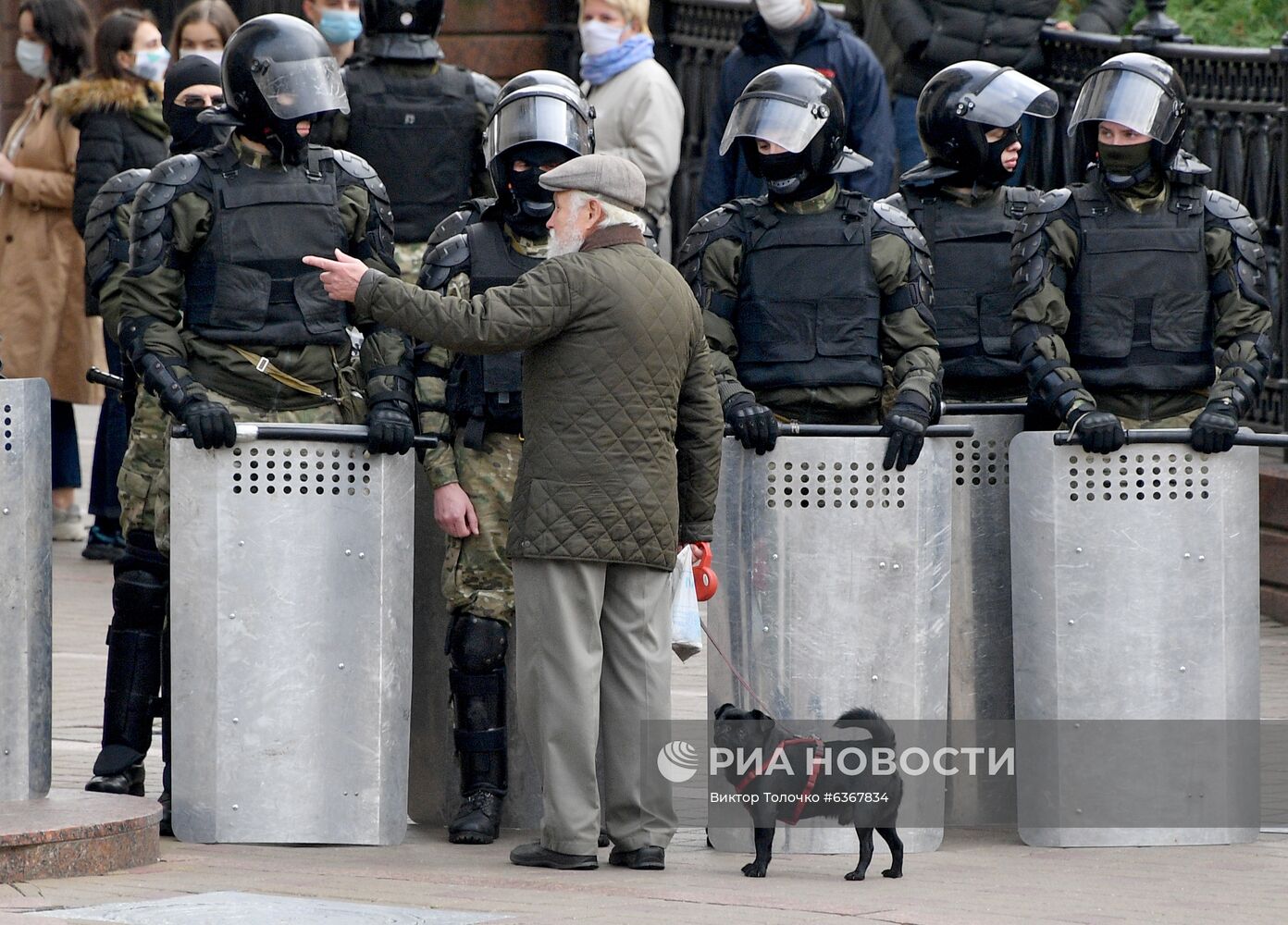 Акция протеста оппозиции в Минске