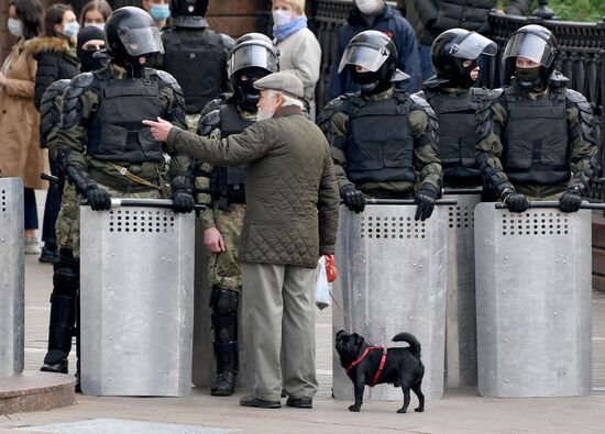 Акция протеста оппозиции в Минске