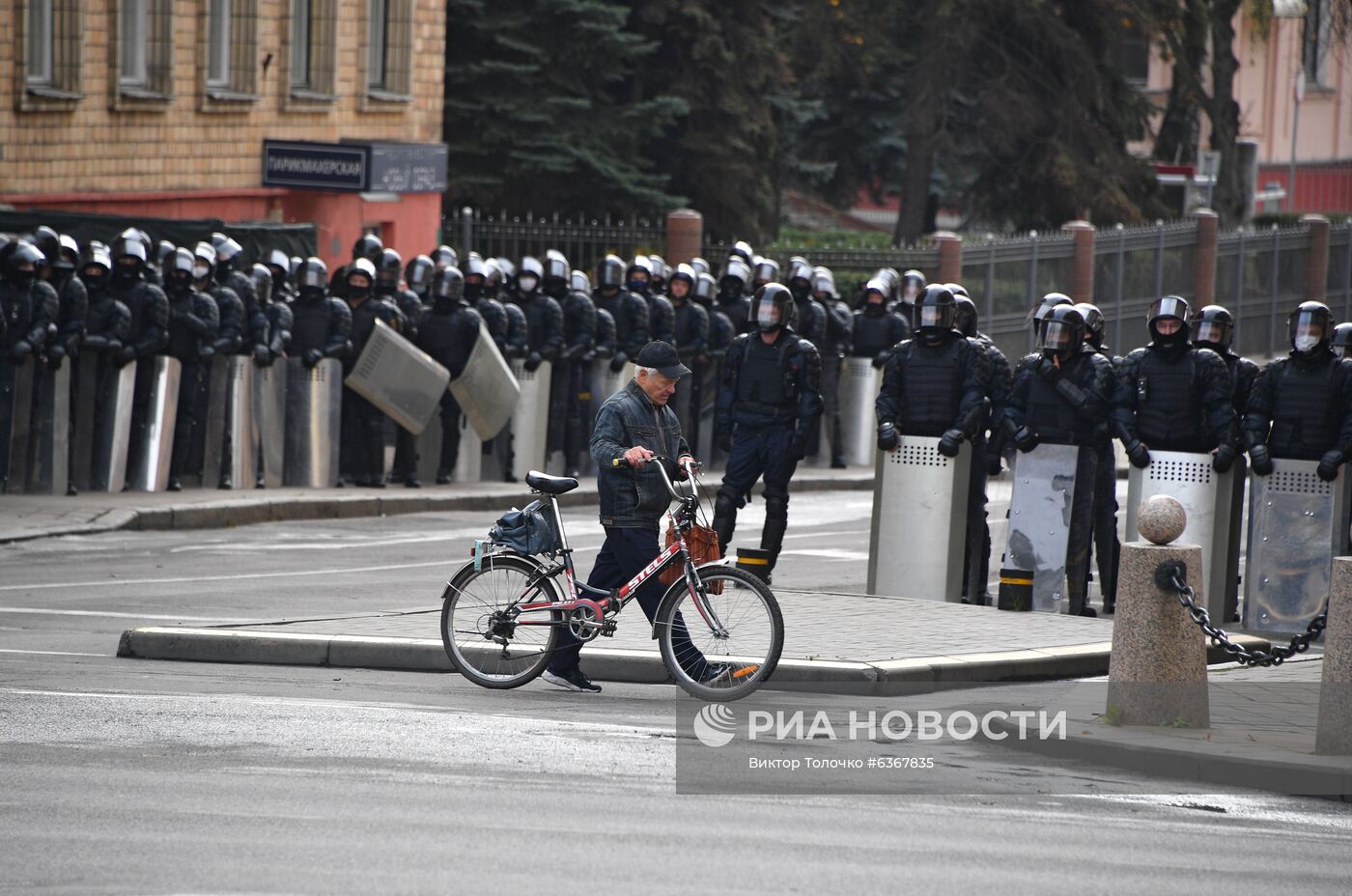 Акция протеста оппозиции в Минске