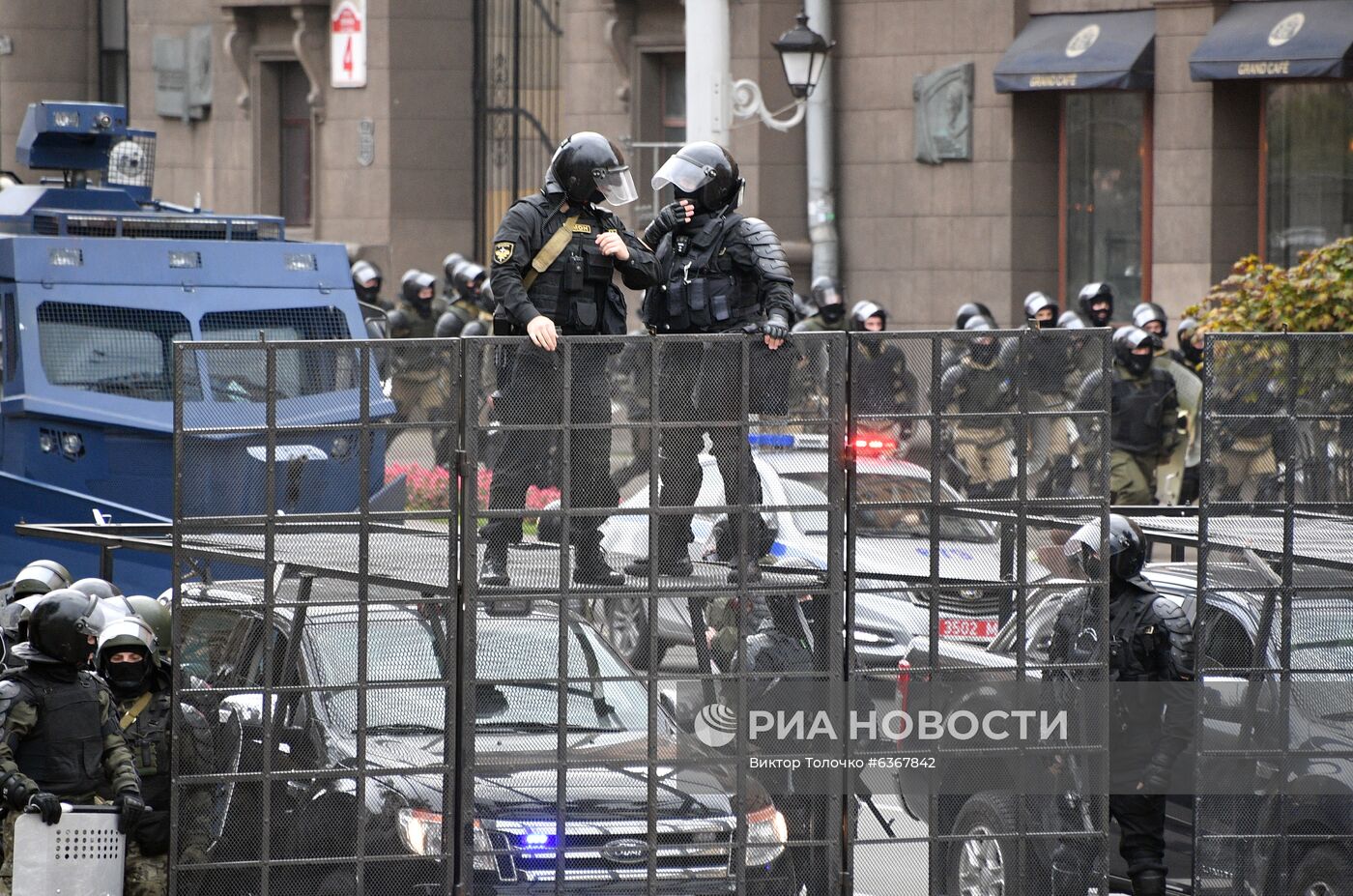 Акция протеста оппозиции в Минске