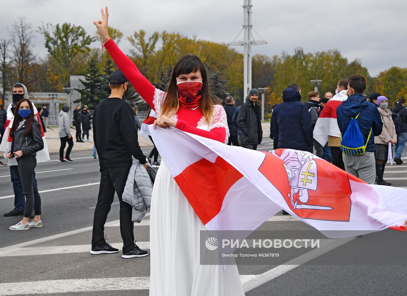 Акция протеста оппозиции в Минске