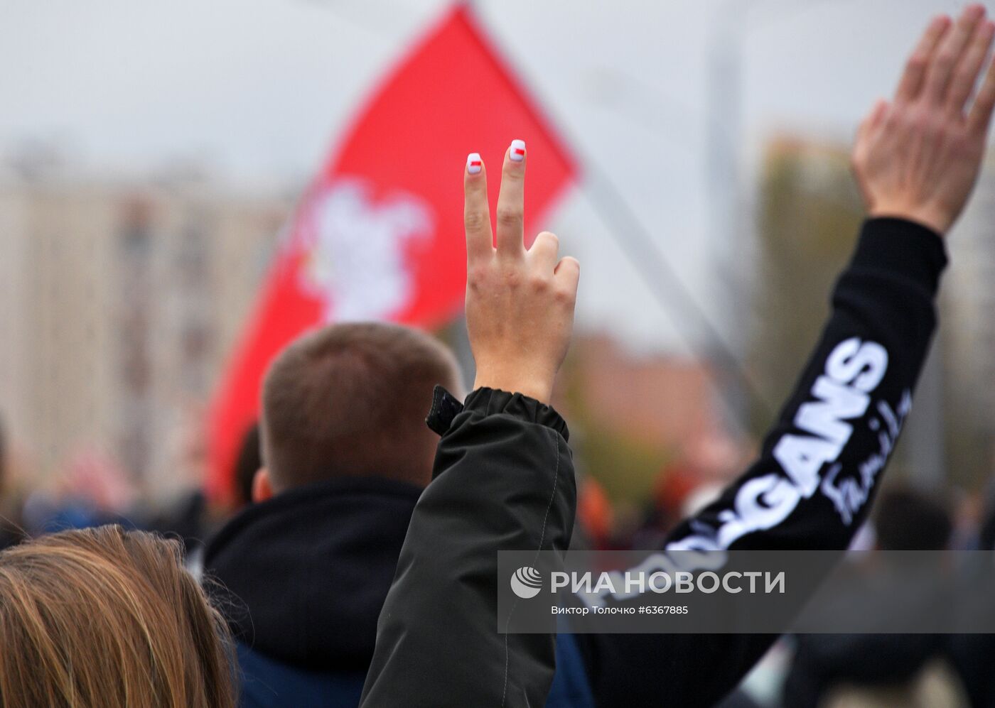 Акция протеста оппозиции в Минске