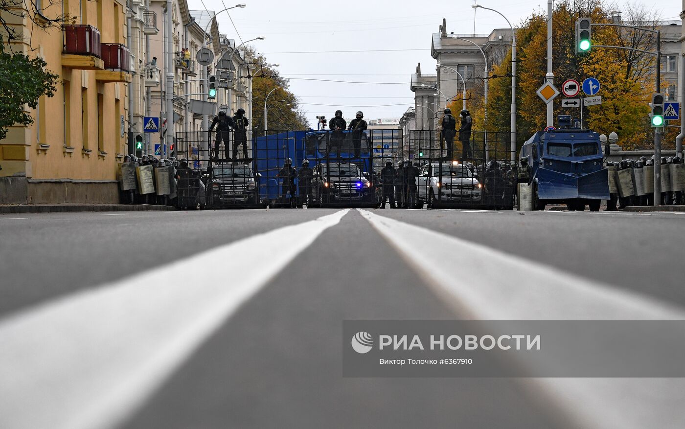 Акция протеста оппозиции в Минске