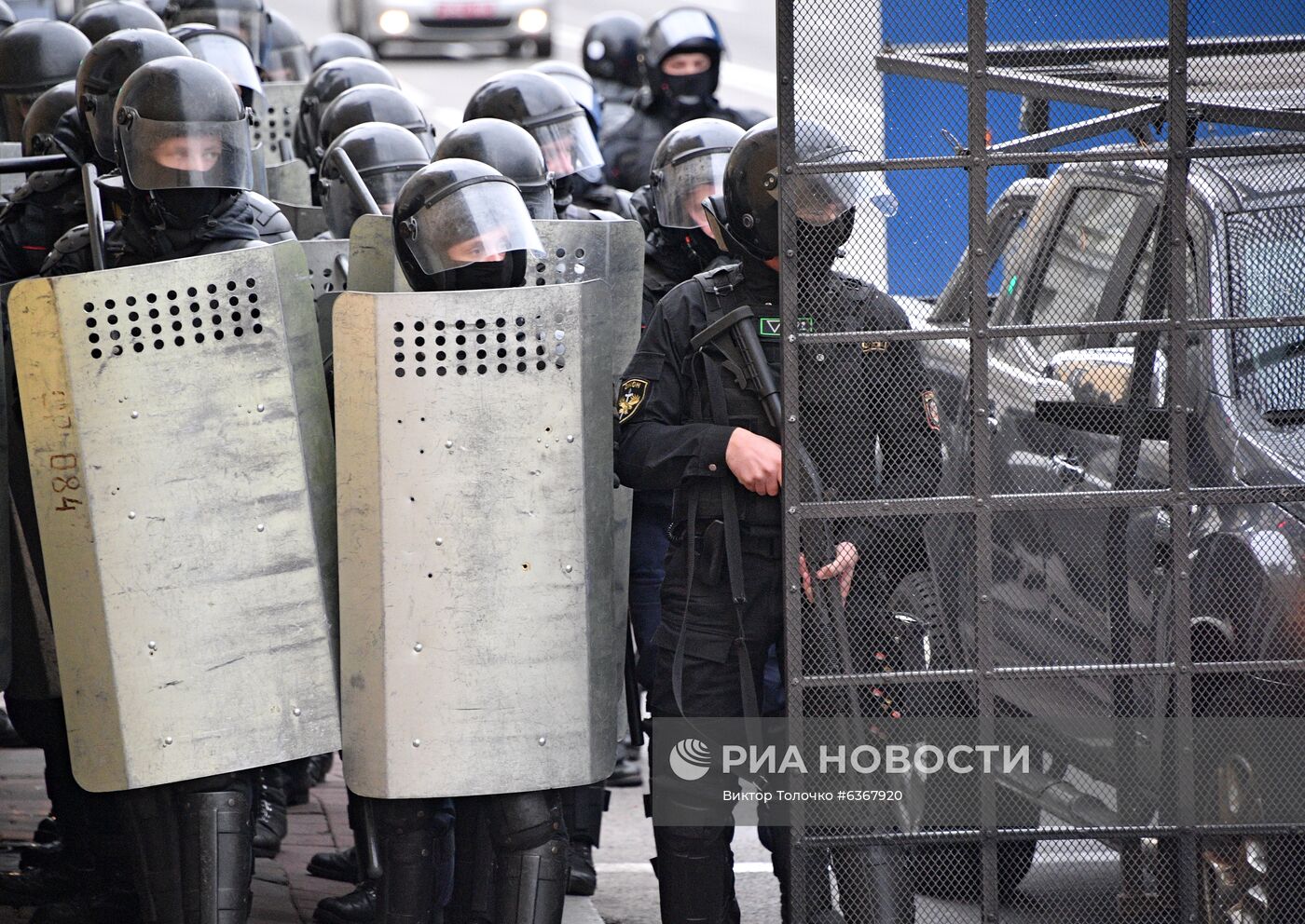 Акция протеста оппозиции в Минске