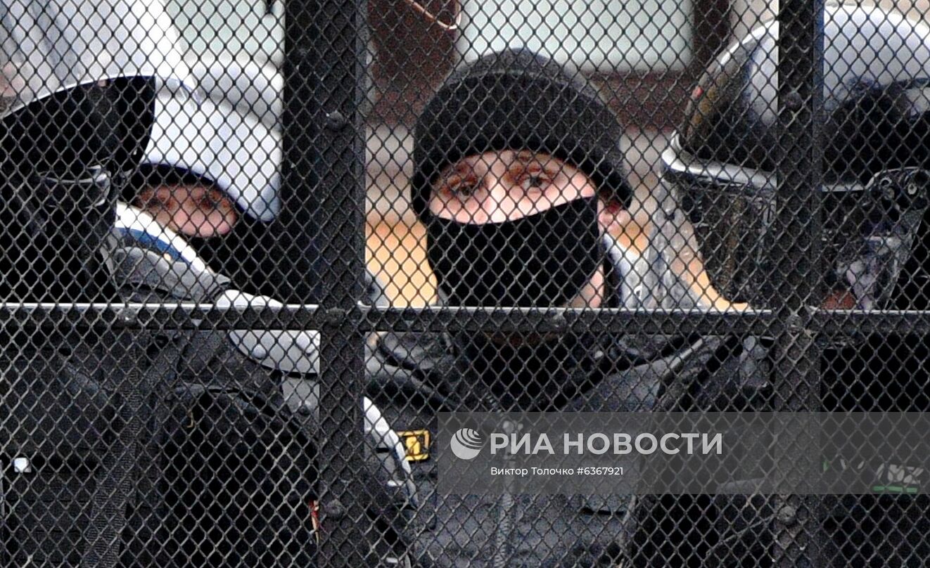 Акция протеста оппозиции в Минске