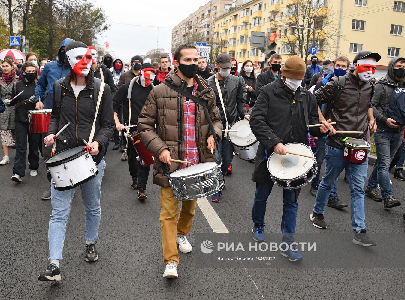 Акция протеста оппозиции в Минске